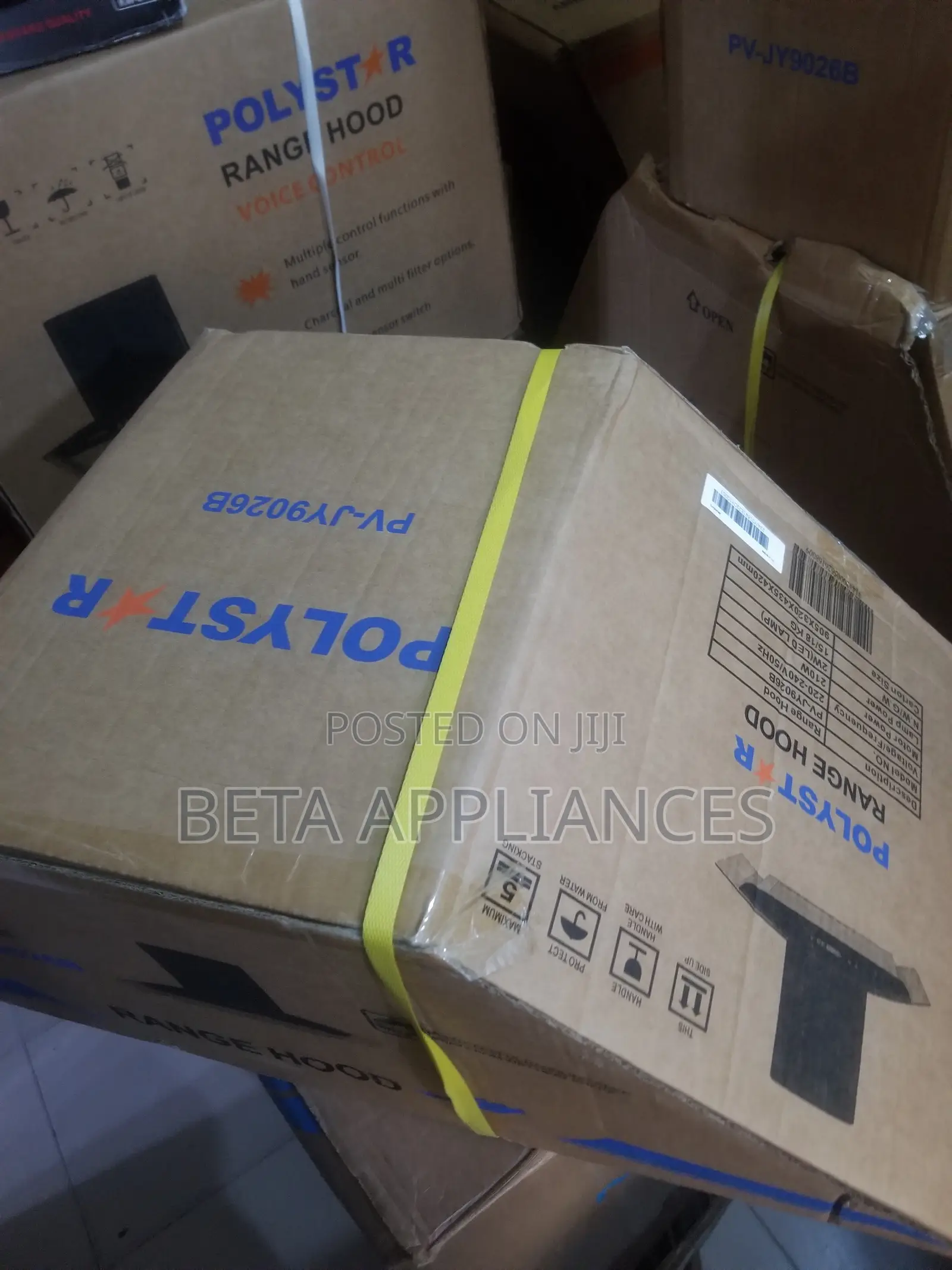 Polystar Modern Glass Range Extractor