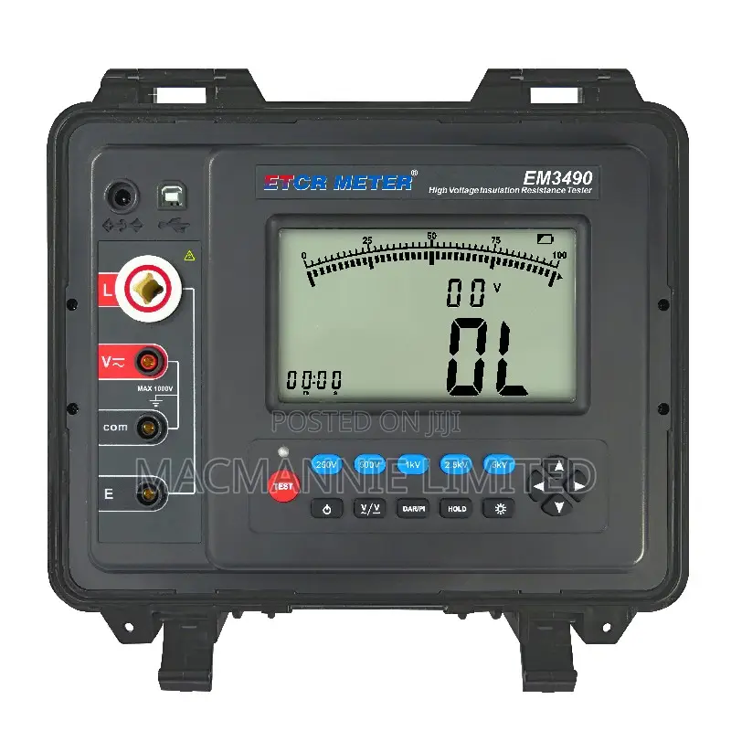 ETCR3490 High Voltage Insulation Resistance Tester 5KV