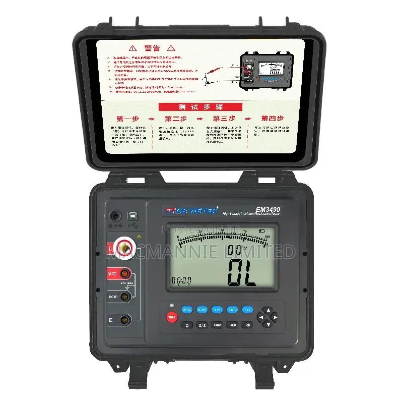 ETCR3490 High Voltage Insulation Resistance Tester 5KV