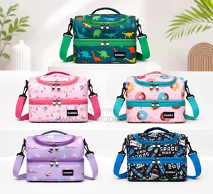 Sannea Kids Double-Decker Insulated Lunch Bag