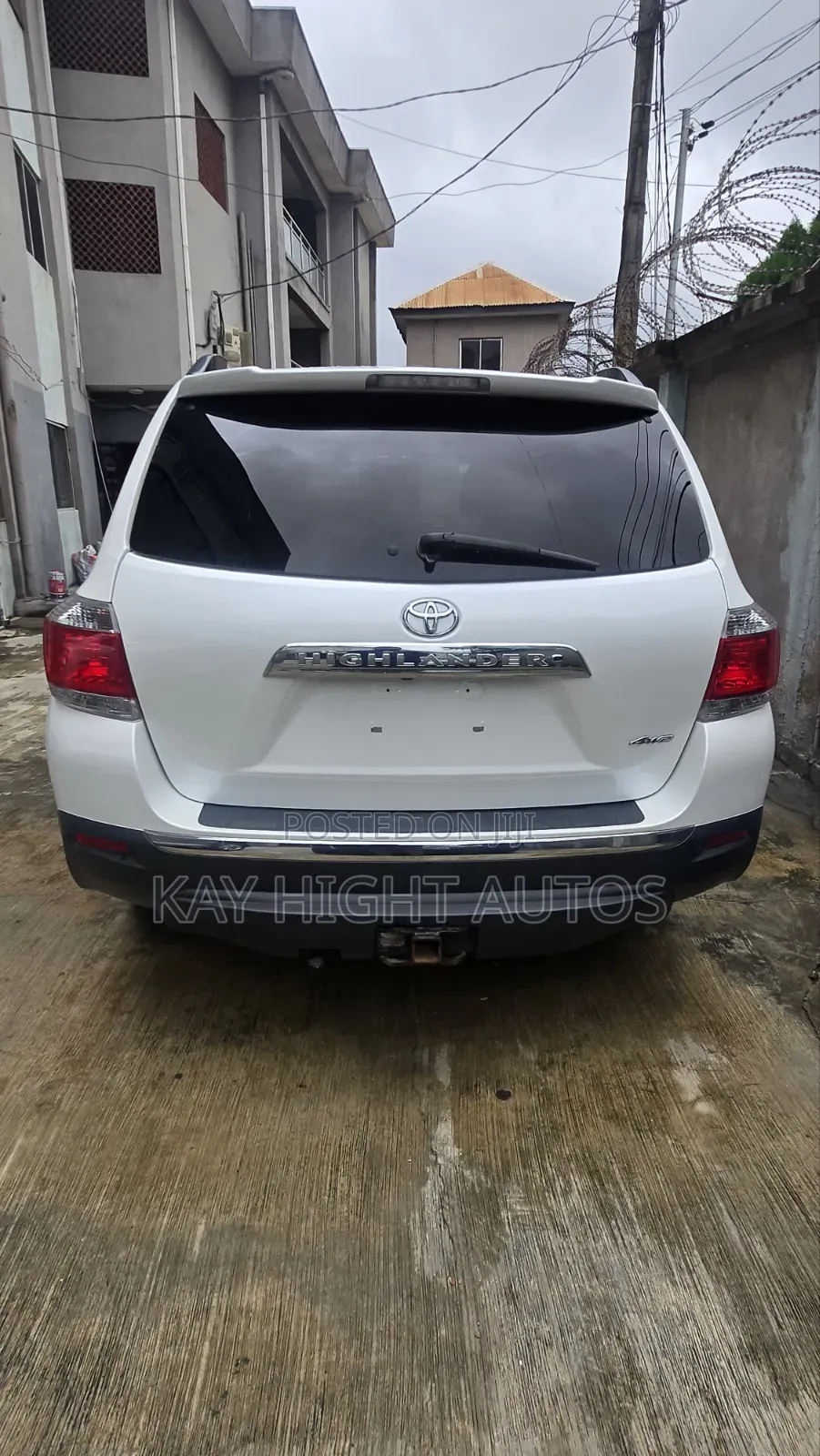 Toyota Highlander Limited 2011 White