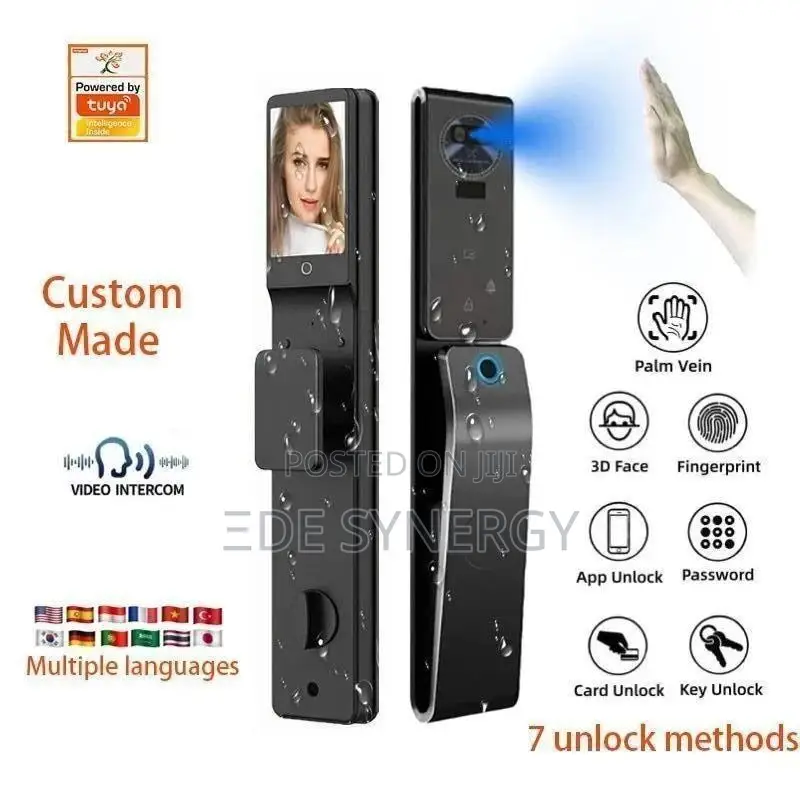 New Model TUYA Smart Fingerprint Lock Face Recognition