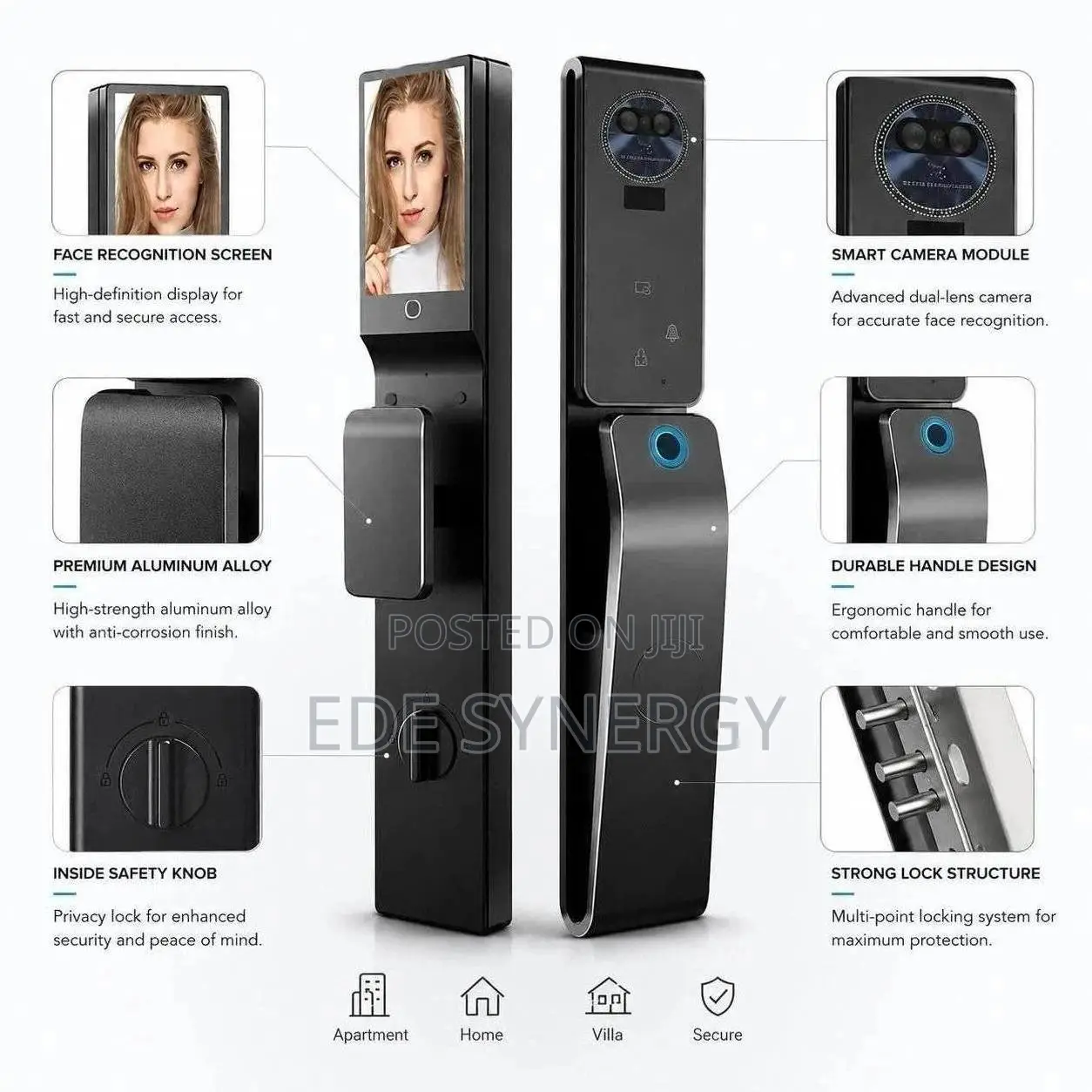 New Model TUYA Smart Fingerprint Lock Face Recognition