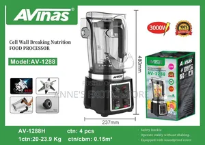 Avinas AV-1288 Commercial Soundproof Blender – 3000W, 2L