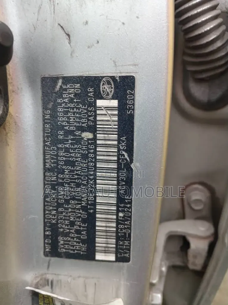 Toyota Camry 2004 Silver