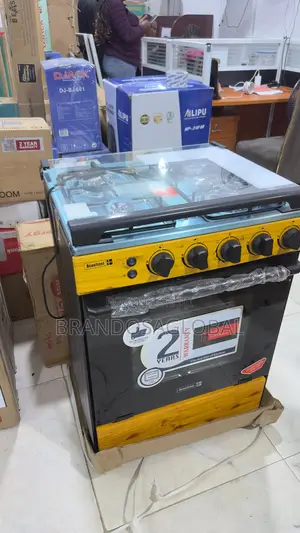 Affordable Scanfrost 60x60 4 Burner Standing Gas Cooker