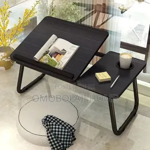 Adjustable Folding Laptop Bed Table - Portable Ergonomic Lap Desk