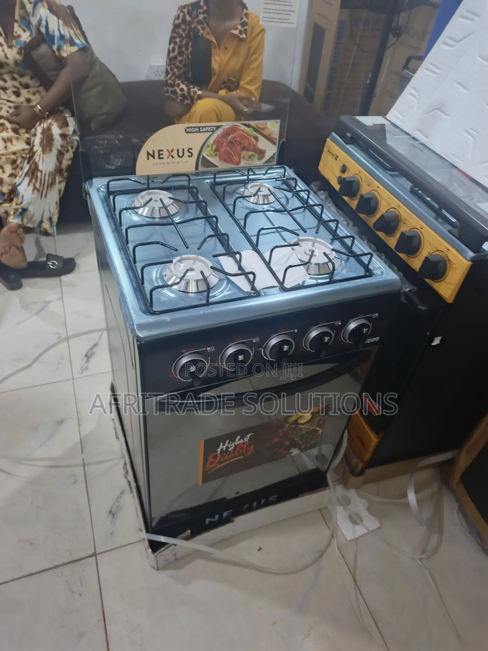 Nexus 50x50 4 Burner Gas Cooker – Reliable Everyday Use