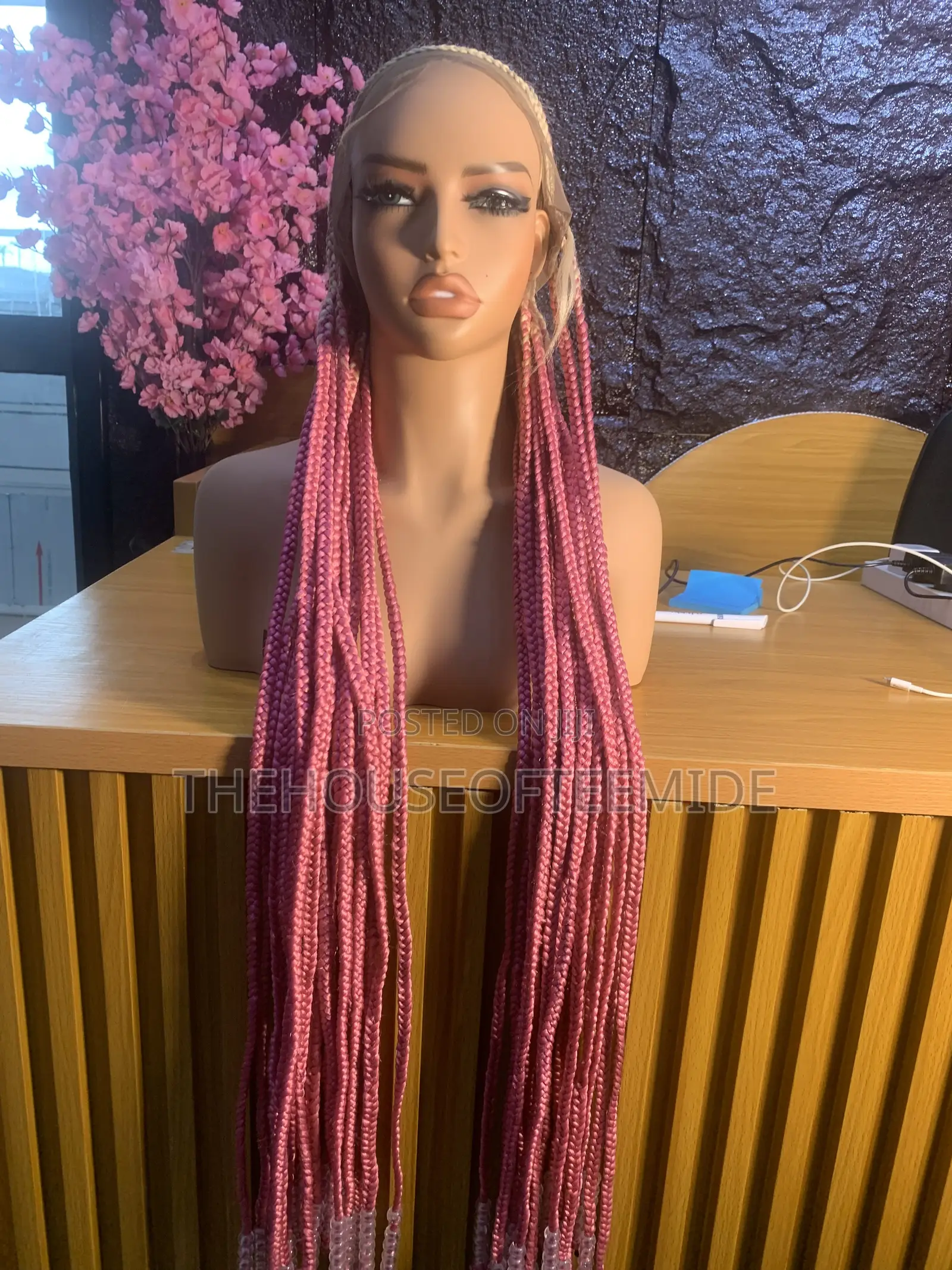 Full Frontal Braided Wig