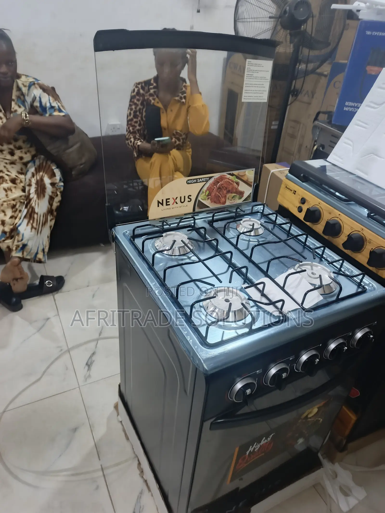 Nexus 50x50 Standing Cooker – Spacious Cooking Surface