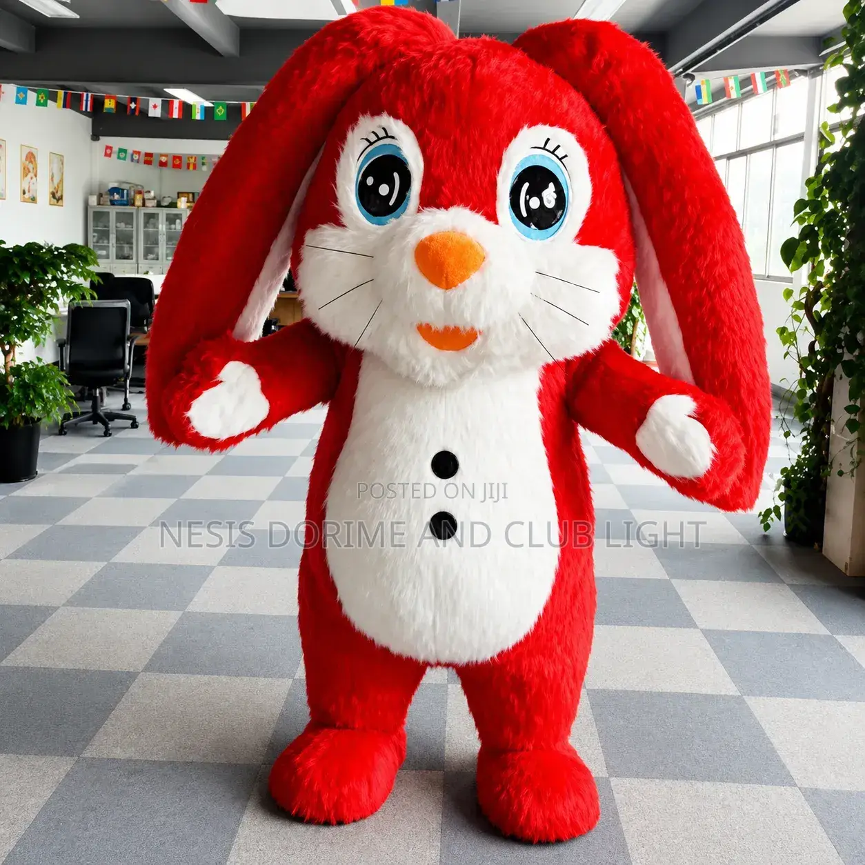 Short Ear/Long Ear Rabbit Inflatable Mascot
