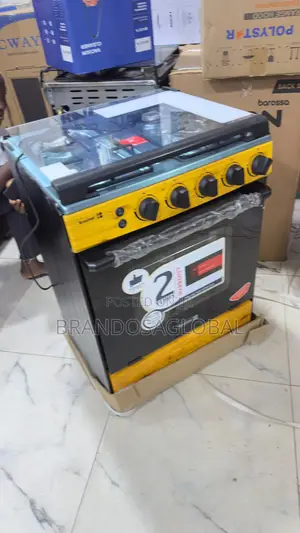 Scanfrost 60x60 4 Burner Standing Gas Cooker With Grill SFC6460NG