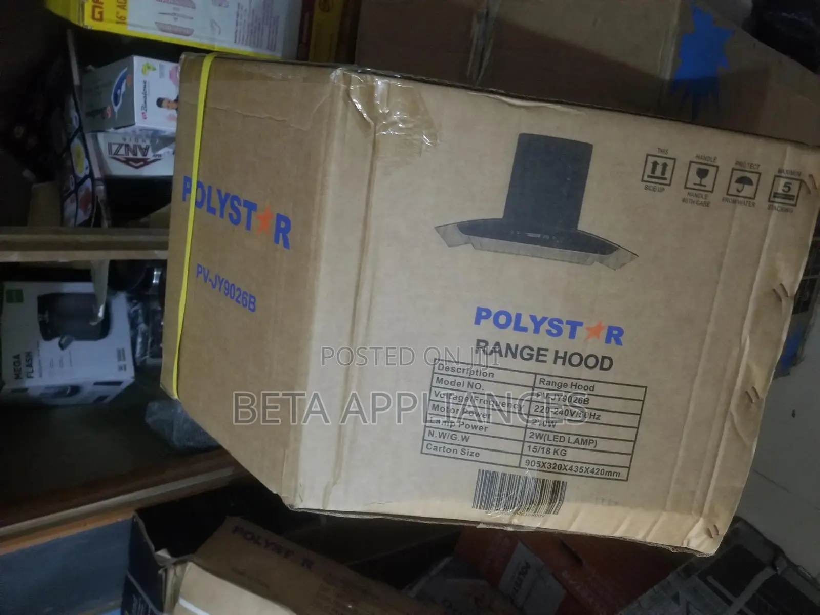 Polystar Copper Motor Cooker Hood