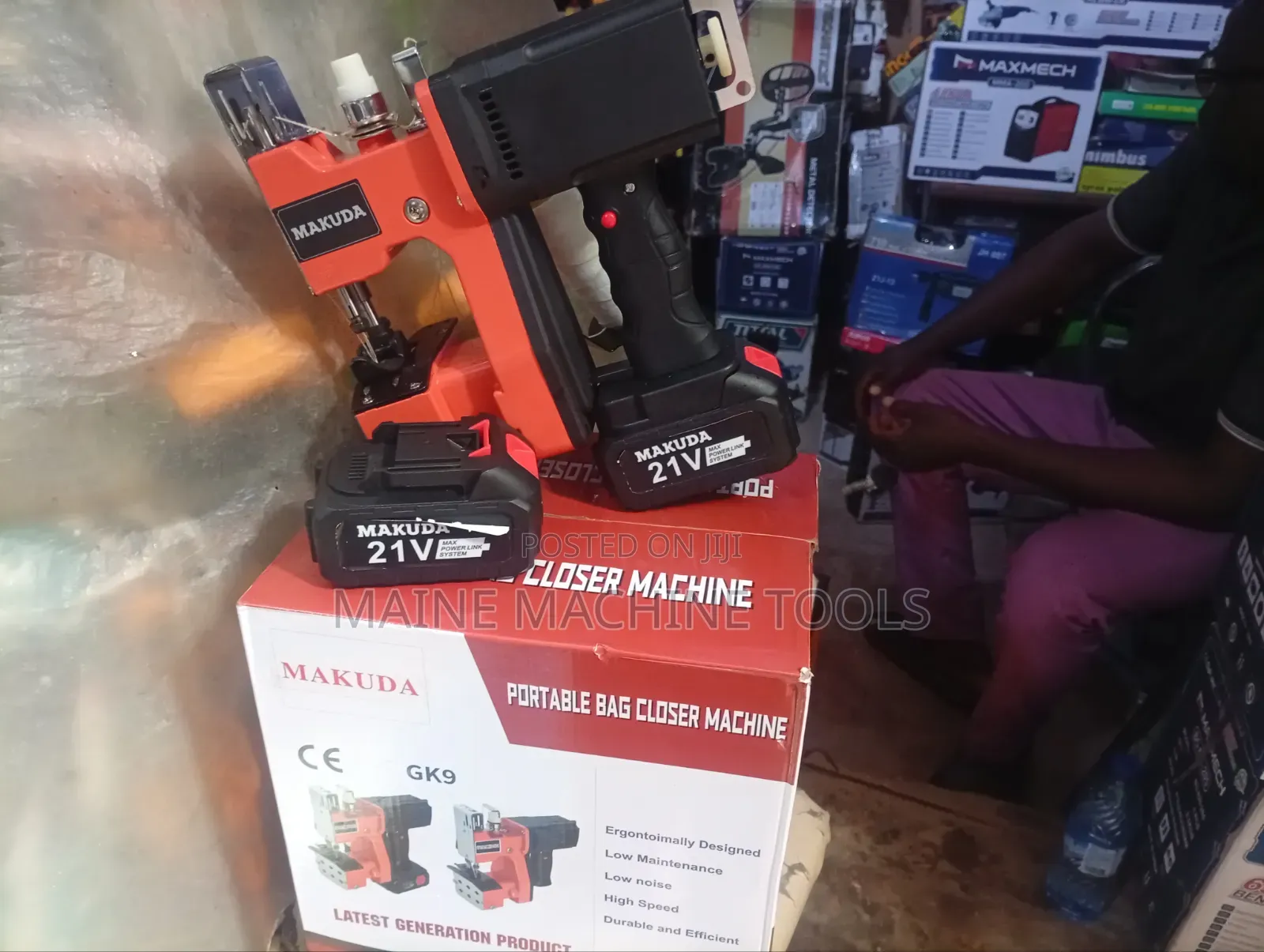 Bag Closer Machine Cordless