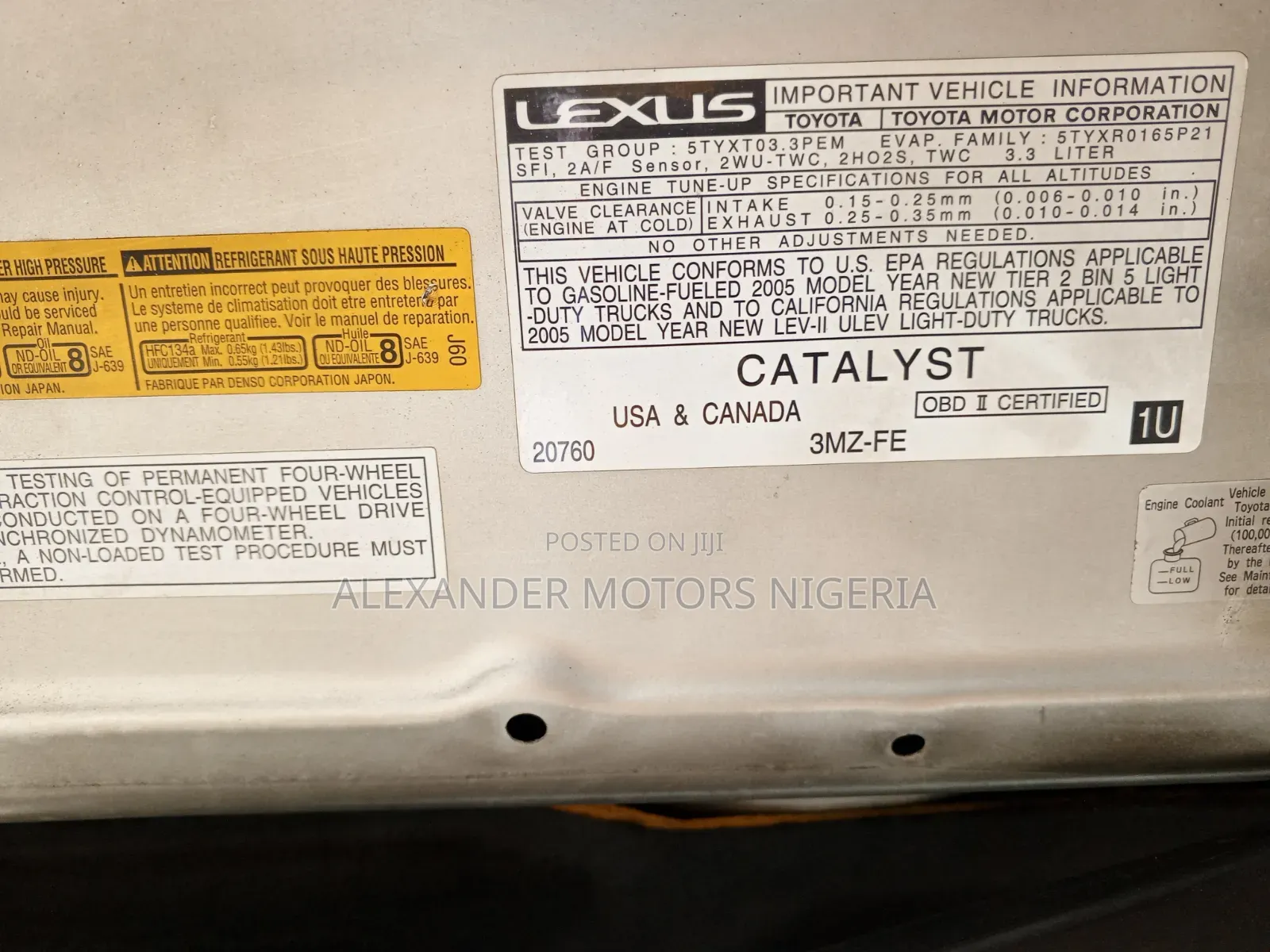 Lexus RX 2005 Silver