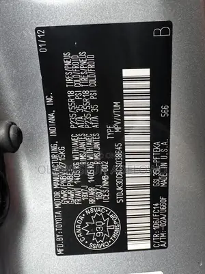 Toyota Sienna LE 7 Passenger 2012 Gray