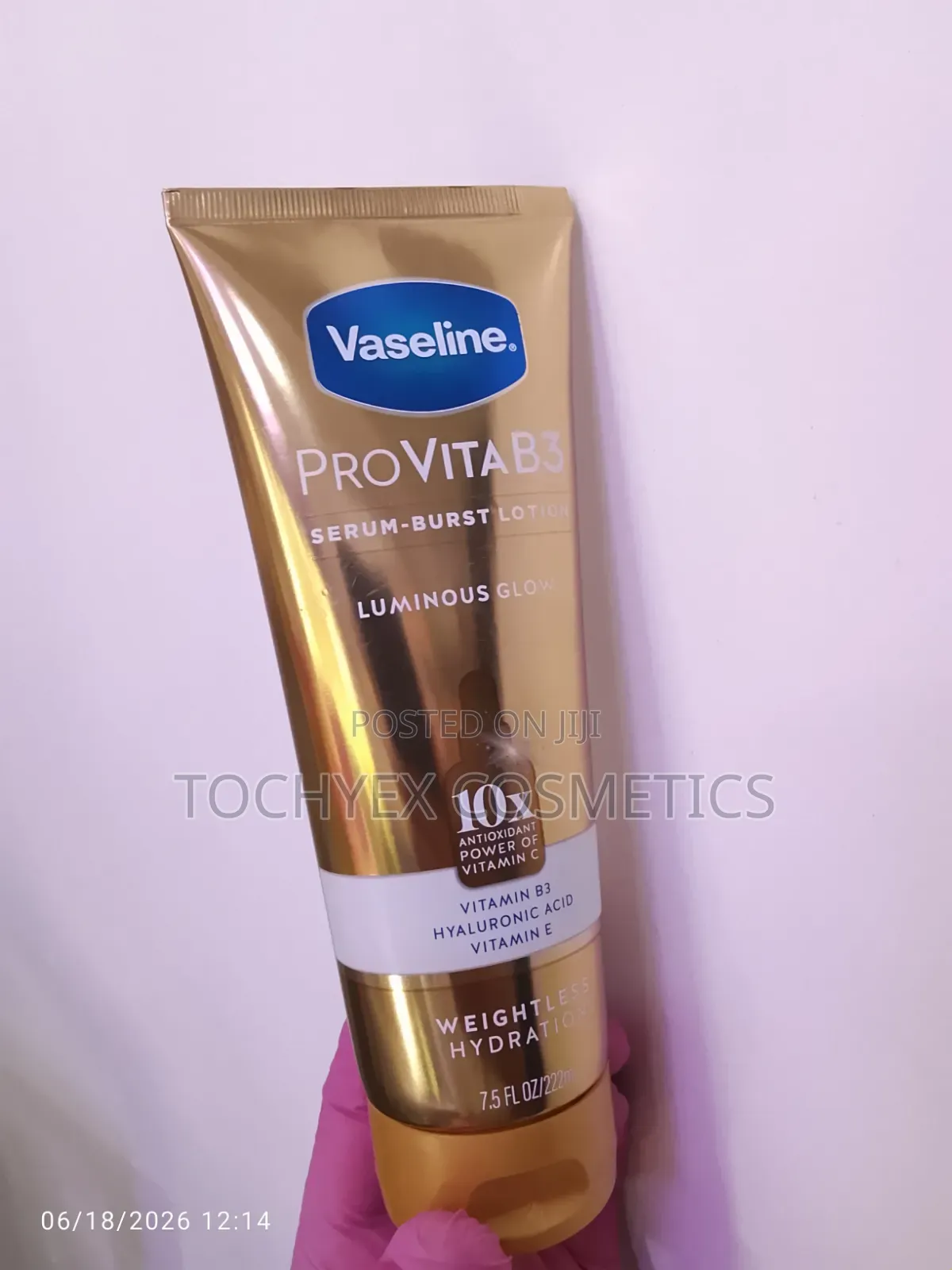 Vaseline Pro VitaB3 Serum-Burst Lotion (US Version)