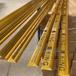 Genesis Tiles Profile Stainleds and Gold Colour