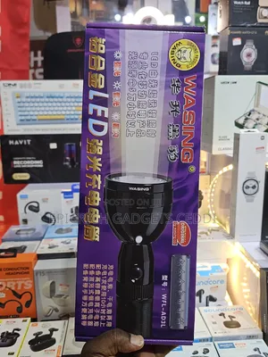 Wasing Security LED Rechargeable Flashlight