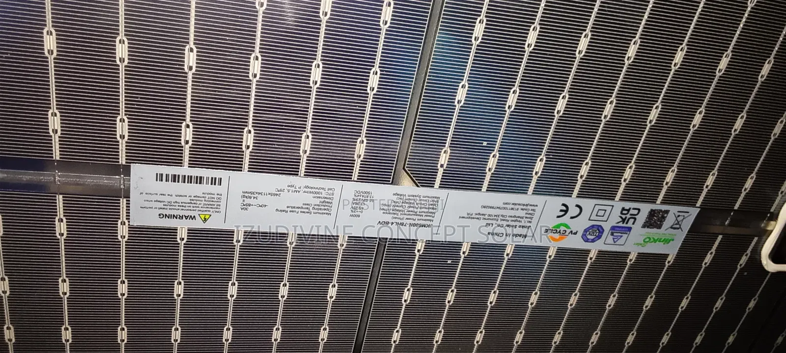 600w JINKO Bificia Solar Panel