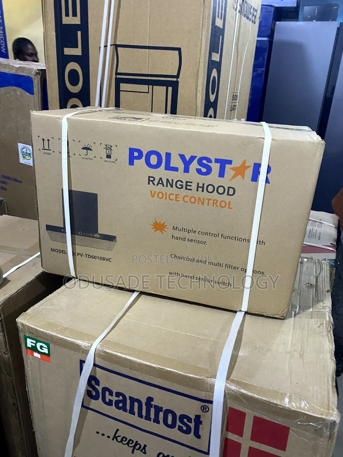 Polystar Modern Range Hood Pv -Td6010bvc 60cm