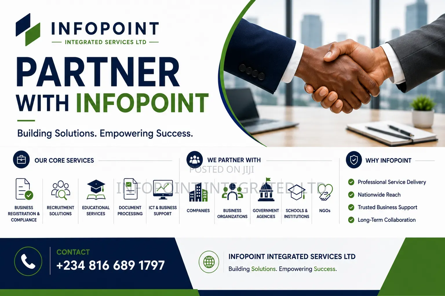 Business Partnership Opportunities | INFOPOINT Integrated Services LTD