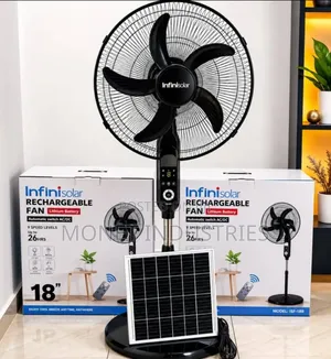 18inch Infinisolar Rechargeable Solar Fan