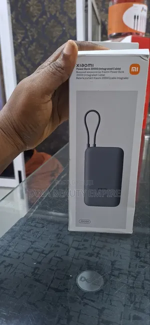 Xiaomi Mi 20000Mah Powerbank 22.5w Fast Charge Inbuilt Cable