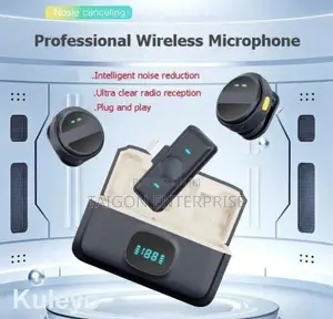 SX21 Wireless Magnetic Microphone Woth Powerbank