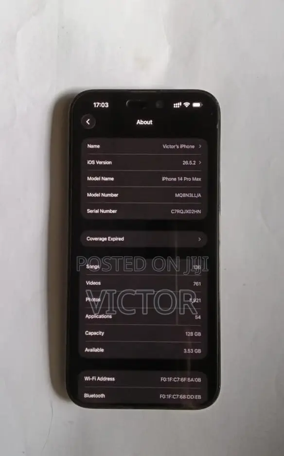 Apple iPhone 14 Pro Max 128 GB Black