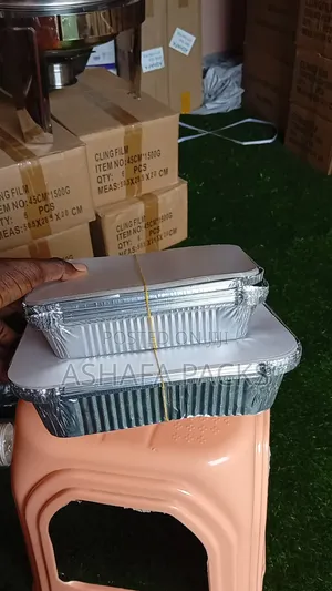 100pcs Hotpack Aluminium Container 8389
