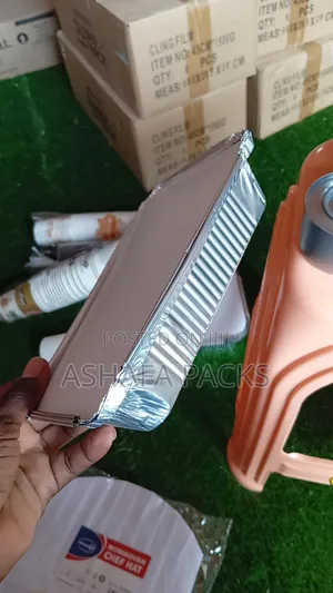 100pcs Hotpack Aluminium Container 8389