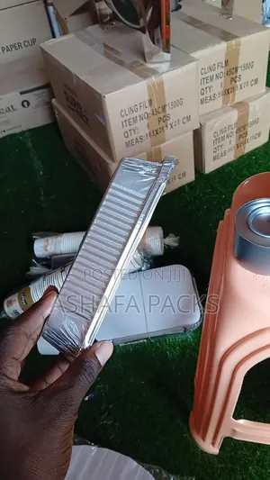 100pcs Hotpack Aluminium Container 8389