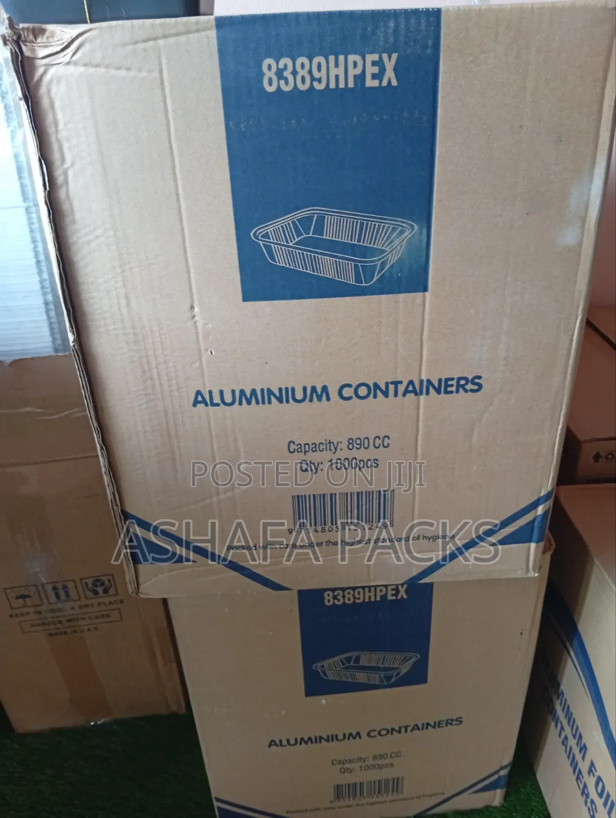100pcs Hotpack Aluminium Container 8389
