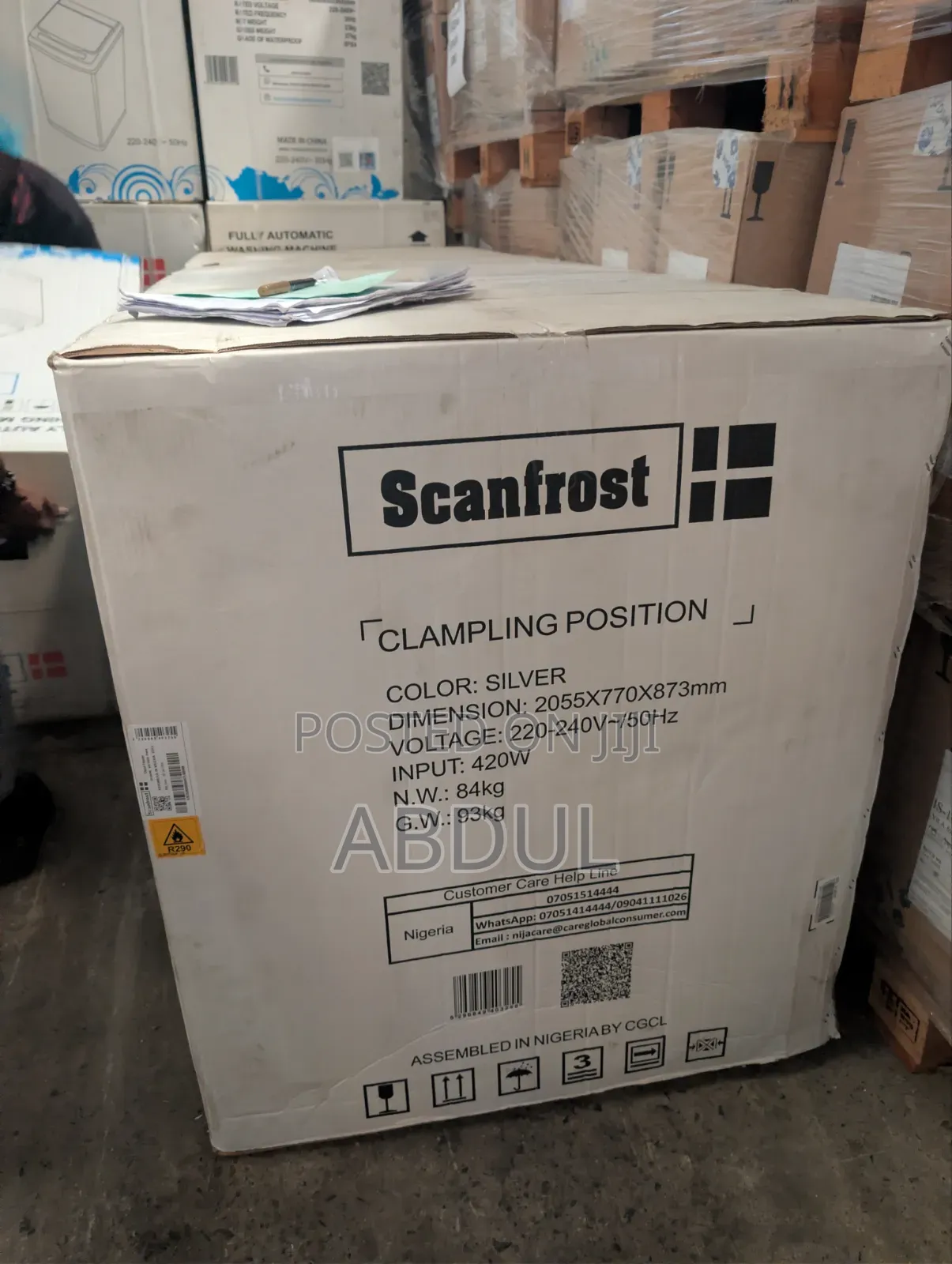 Scanfrost Inverter Freezer SFL600INV