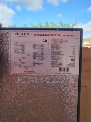 Nexus Sidebyside Fridge Nx550bgi 500l Inverter