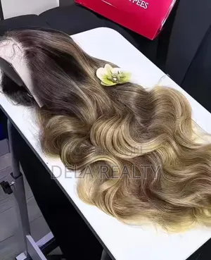 Synthetic Blonde HD Lace Wig