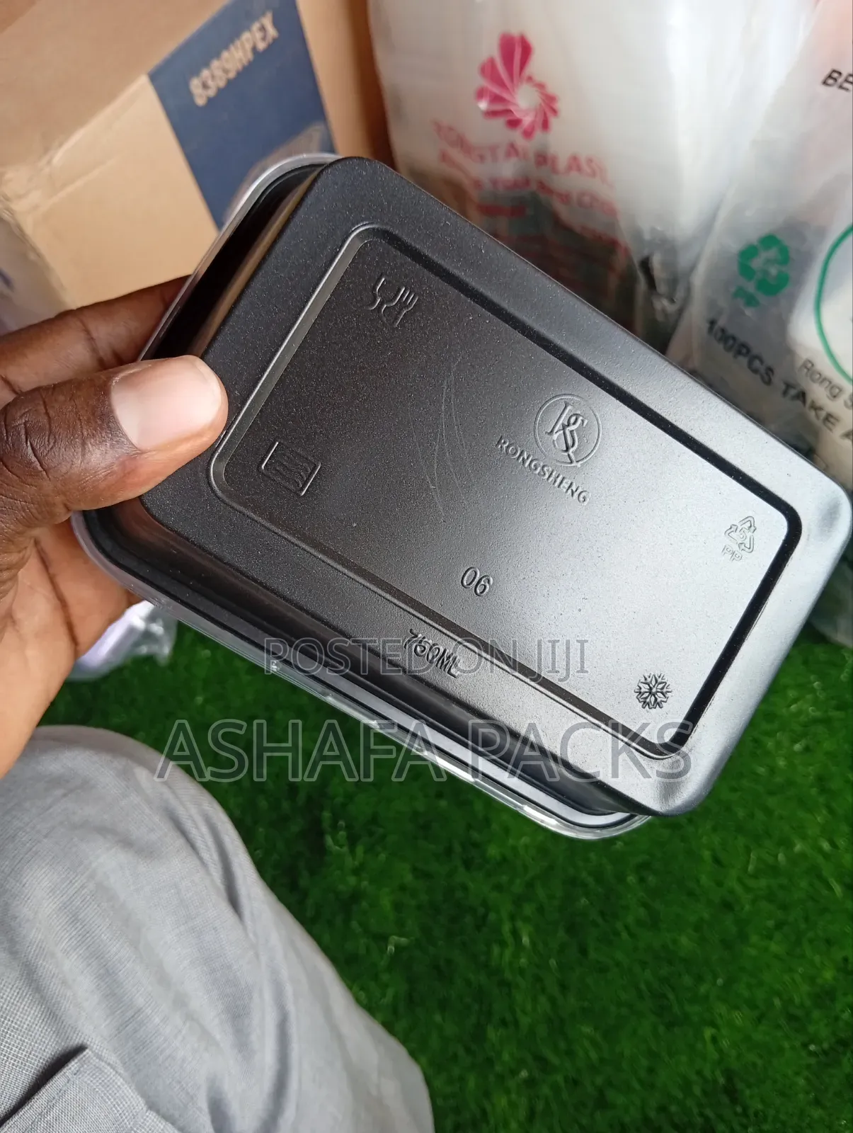 Black Plastic Containers