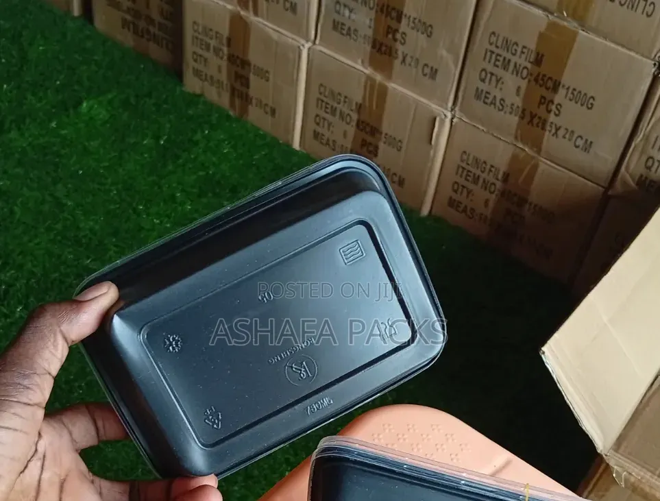 Black Plastic Containers