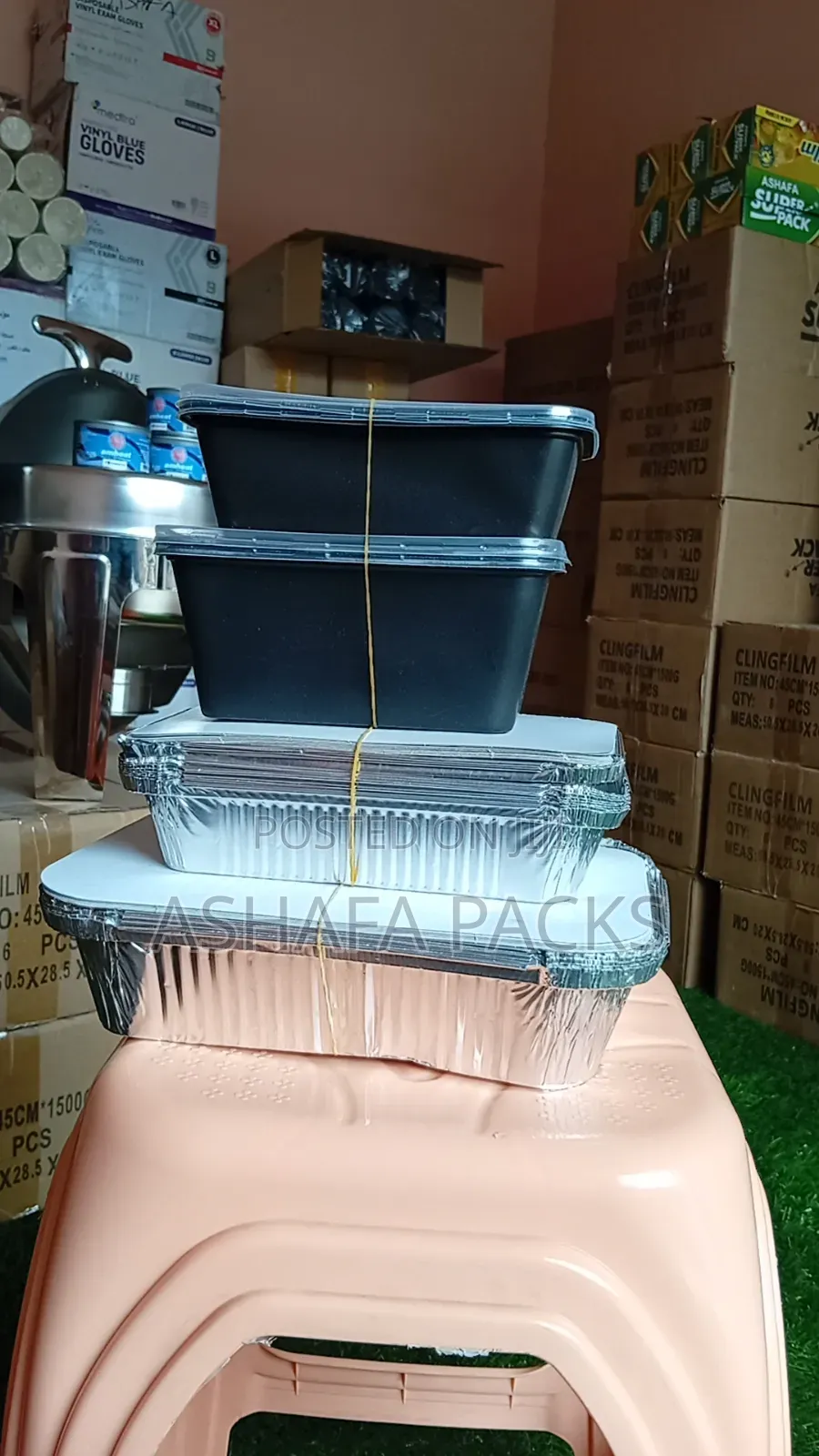 Black Plastic Containers
