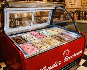 Ice Cream Display Freezer