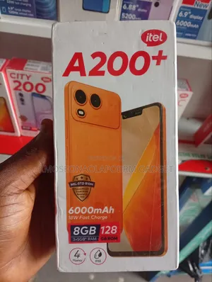 New Itel A200+ 128 GB Orange