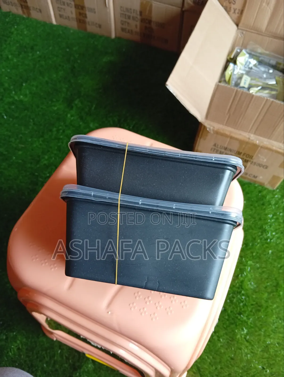 Black Plastic Containers