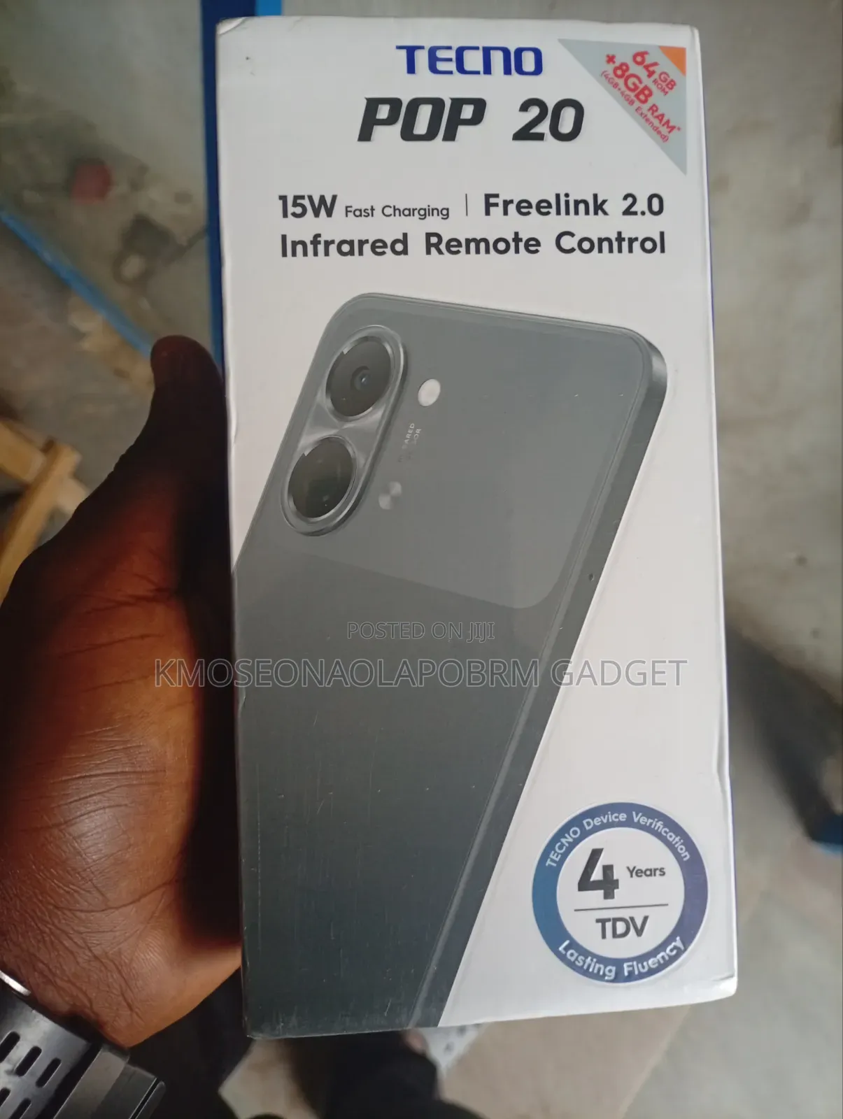 New Tecno Pop 20 128 GB Gray