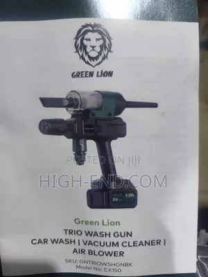 Green Lion Trio Wash Gun CX150 /Car Wash/ Vacuum Cleaner /Air Blower