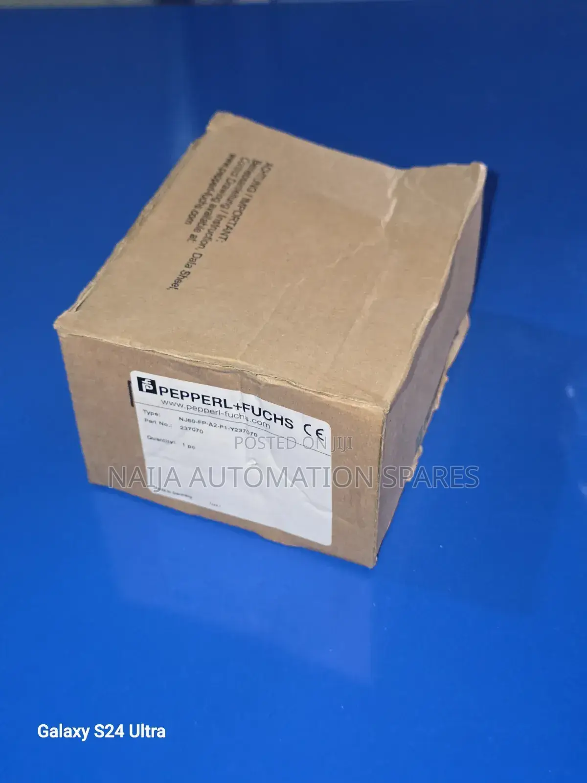PEPPERL+FUCHS Inductive Sensor | NJ60-FP-A2-P1-Y | 237070