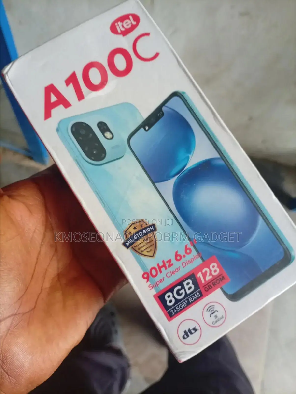 New Itel A100C 128 GB Blue