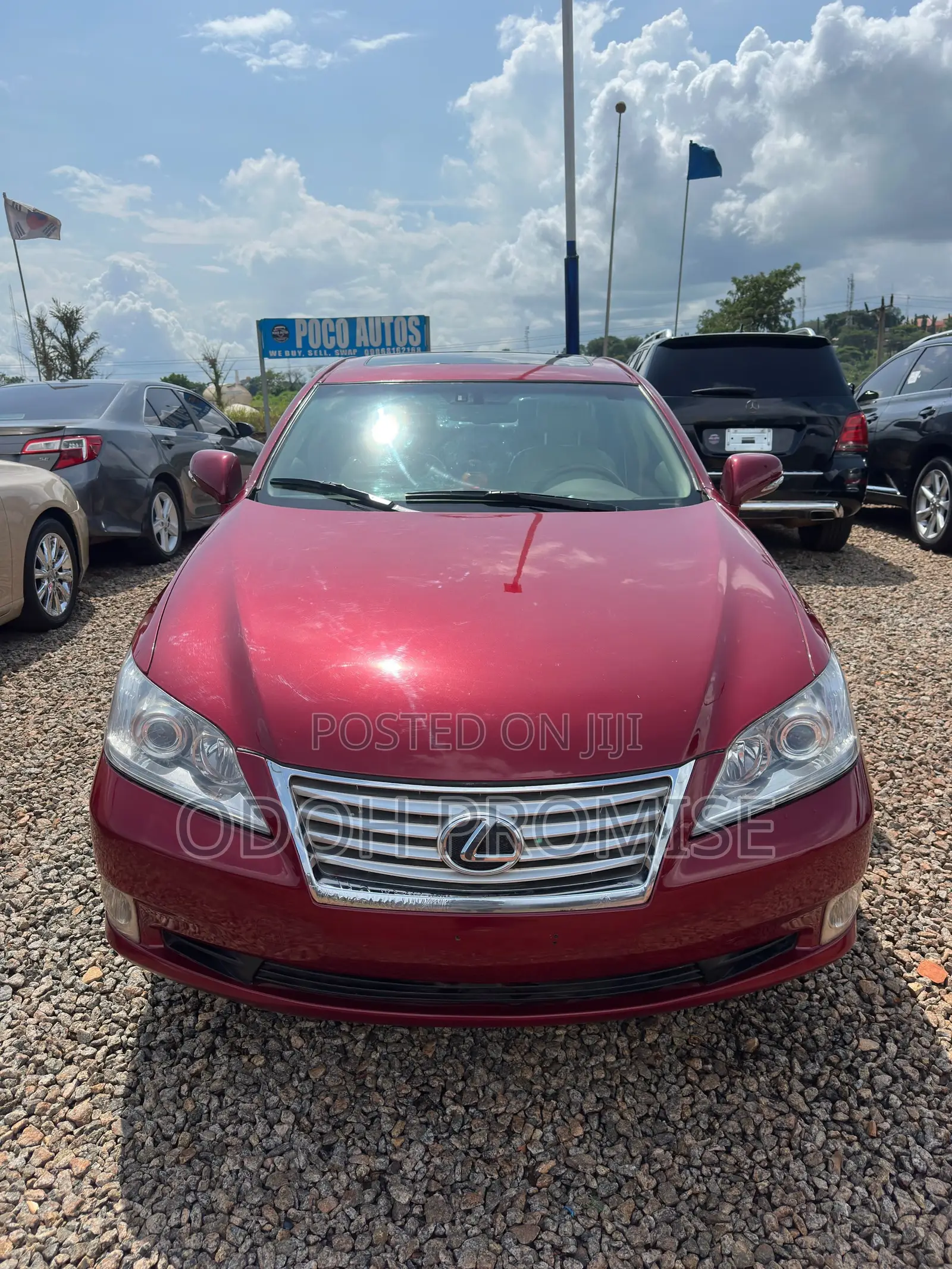 Lexus ES 350 2010 Red
