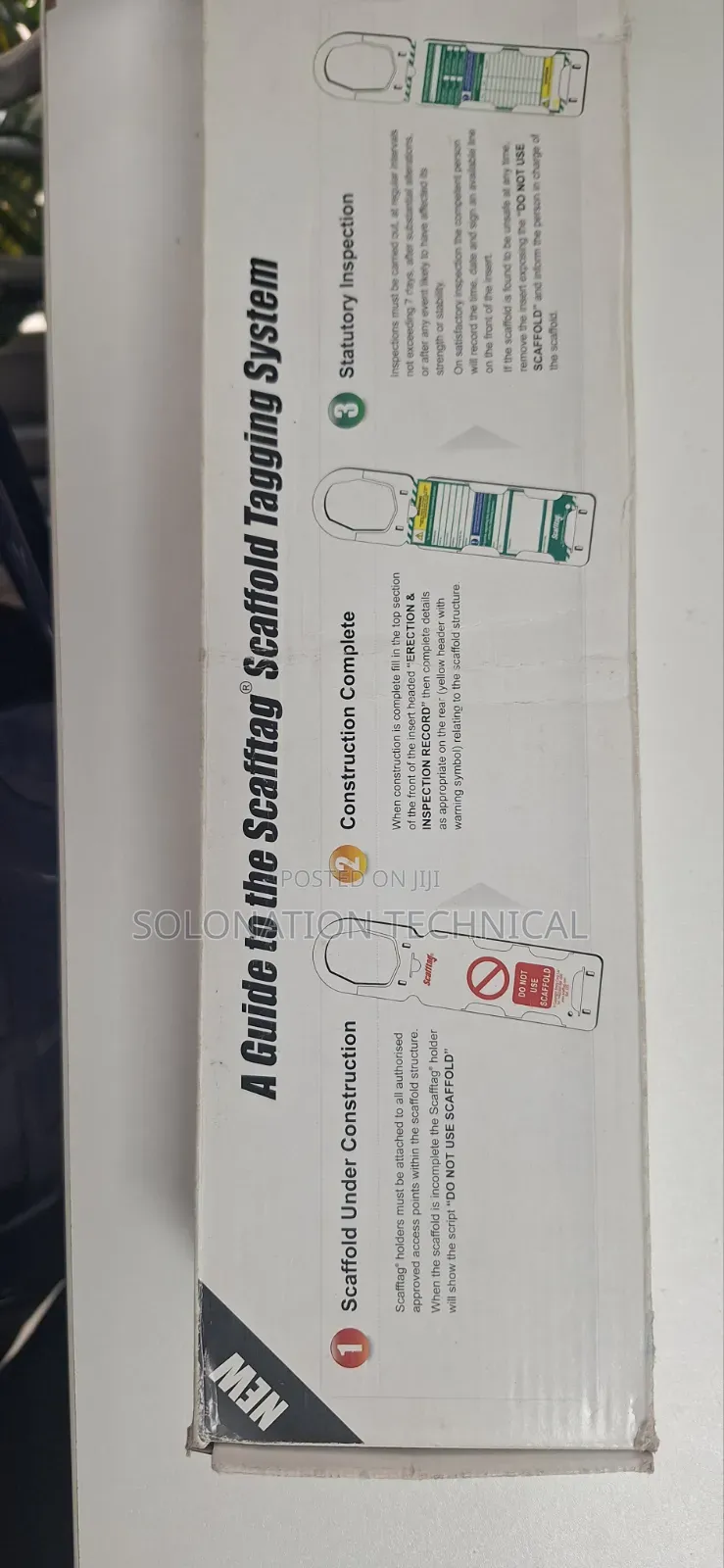 Scaffold Tag and Pen