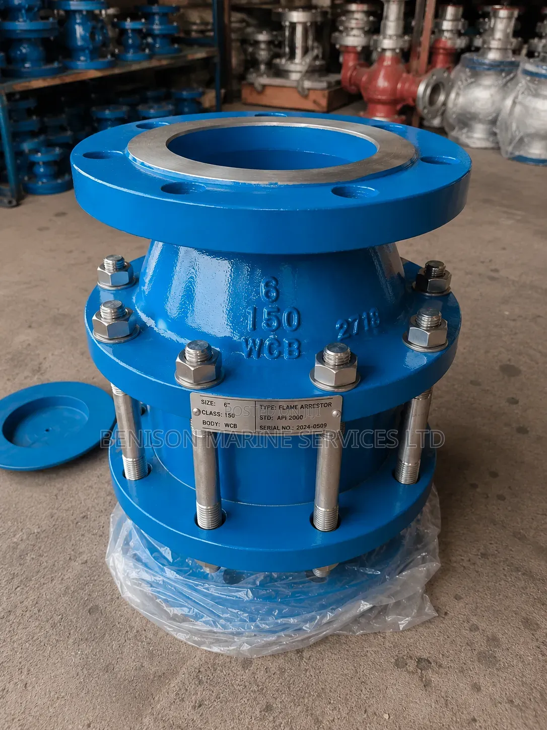6x150 Flame Arrestor Heavy-Duty